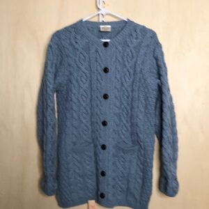 Kilronan cable knit cardigan. Size medium